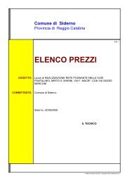 ELENCO PREZZI.pdf - Provincia di Reggio Calabria