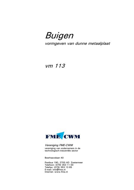 VM113 Buigen - vormgeven van dunne plaat.pdf - Induteq