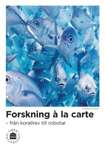 Forskning à la carte - Teknisk-naturvetenskaplig fakultet - Umeå ...