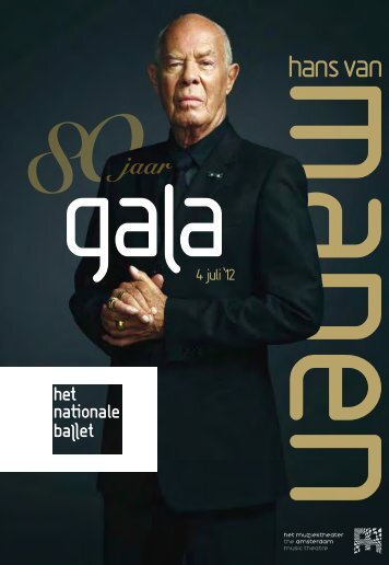 Programmaboek Hans van Manen gala - Het Nationale Ballet