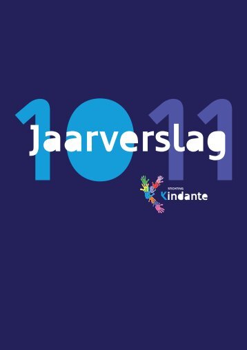 Jaarverslag Kindante 2010-2011