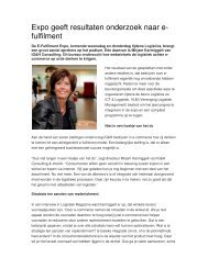 Expo geeft resultaten onderzoek naar e- fulfilment - IG&H Consulting ...