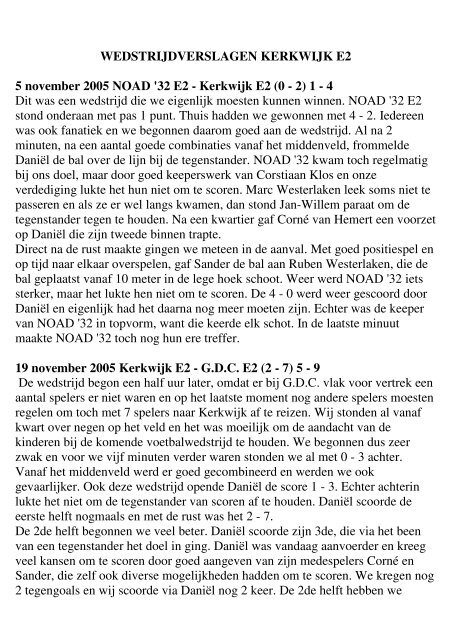 Stormvogel december 2005 - vv Kerkwijk