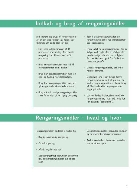 RENGØRINGSMIDLER - BAR - service og tjenesteydelser.