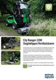 City Ranger 2200 Slagleklipper/Vertikalskærer - Nilfisk-Egholm A/S