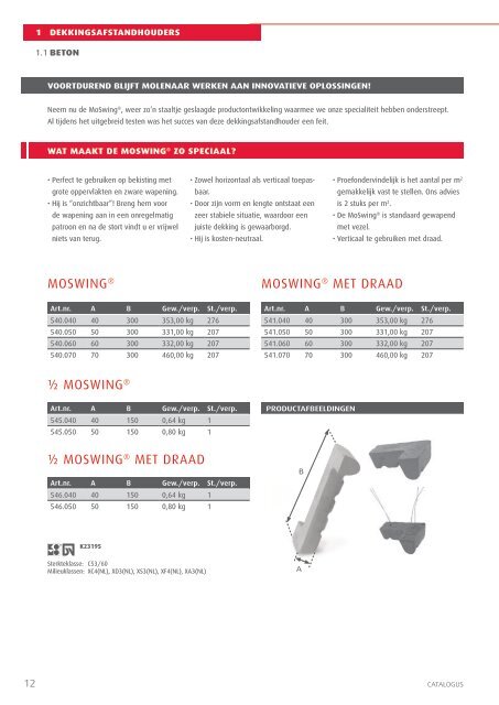 Download catalogus - Molenaar beton