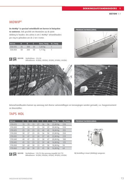 Download catalogus - Molenaar beton