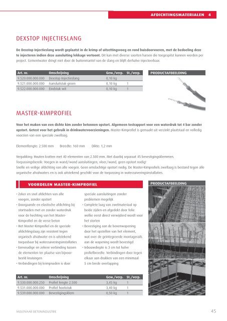 Download catalogus - Molenaar beton