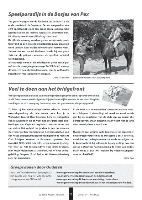 Verenigingsblad no. 3 / 2011 - Walboduin