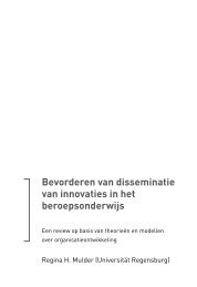 Bevorderen van disseminatie van innovaties in het ... - Cinop