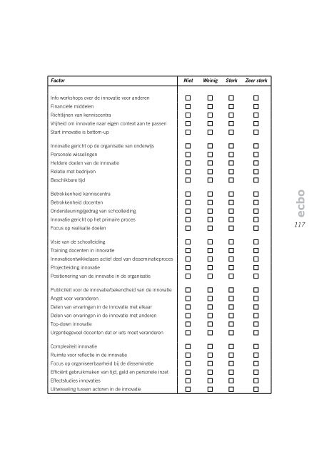 Bevorderen van disseminatie van innovaties in het ... - Cinop