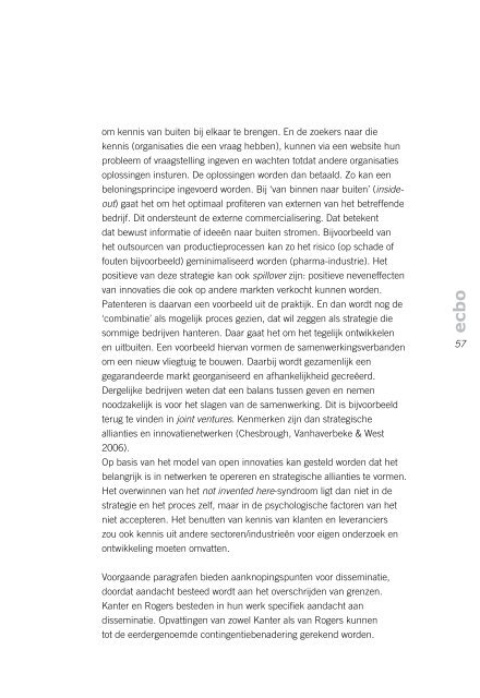 Bevorderen van disseminatie van innovaties in het ... - Cinop