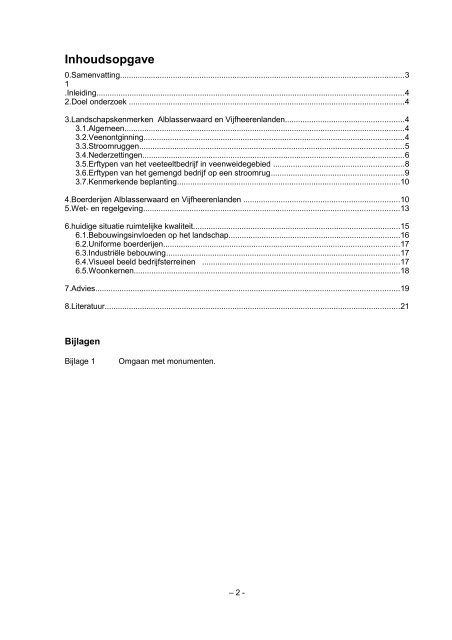 Alblasserwaard en Vijfheerenlanden - Gebiedsplatform