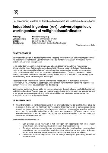 Industrieel ingenieur (M/V) - Jobpunt Vlaanderen