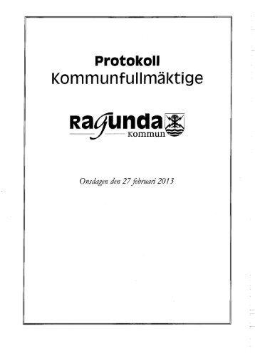 Protokoll 130227.pdf - Ragunda Kommun