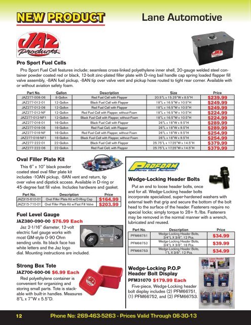 View A PDF Version (2.8MB) Of The Sale Flyer - Lane Automotive