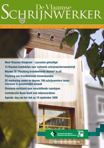 Vlaamse Schrijnwerker_augustus_2008.pdf - Magazines Construction