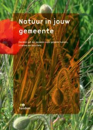 Natuur in jouw gemeente - Tandem