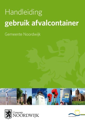 Handleiding gebruik afvalcontainer - Gemeente Noordwijk