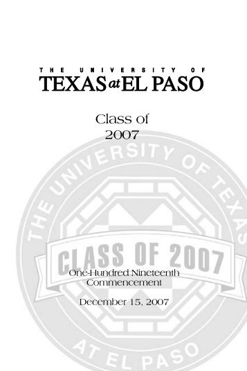 Board of regents - University of Texas at El Paso