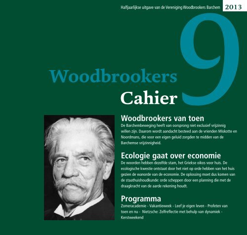 WoodbrookersCahier nummer 9 - Vereniging Woodbrookers Barchem