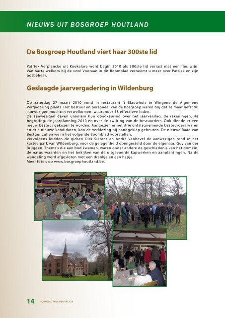 boomblad - Brugse verenigingen