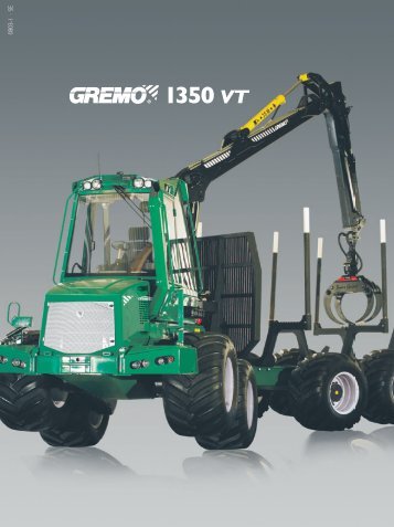 Gremo 1350VT - Broschyr - Gremo AB