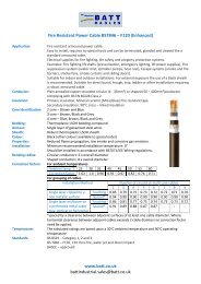 Fire Resistant Power Cable BS7846 – F120 ... - Batt Cables