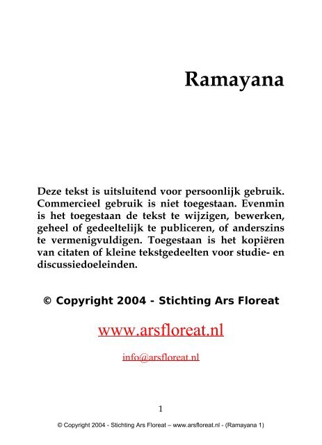 Ramayana 1 - Ars Floreat