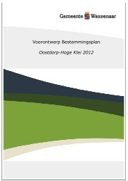 Voorontwerp Bestemmingsplan Oostdorp-Hoge Klei 2012