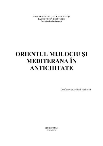 orientul mijlociu şi mediterana în antichitate - resurseistorie1