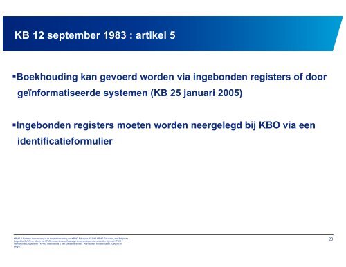 Boekhoudrecht in België - Corpora Finance