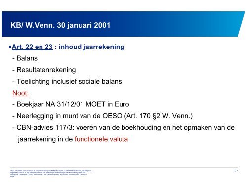 Boekhoudrecht in België - Corpora Finance