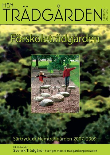 Förskoleträdgården - Riksförbundet Svensk Trädgård