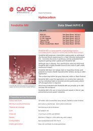 Fendolite MII Data Sheet H/F/C-2