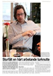 Sturfält en hårt arbetande turknutte - Katrineholms Tidning