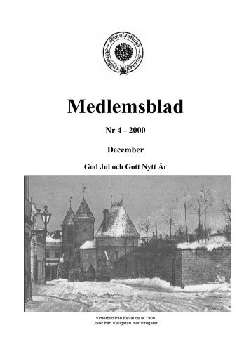 Medlemsblad 4 2000 - Rickul-Nuckö hembygdsförening