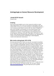 Andragologie en Human Resource Development - Kessels & Smit