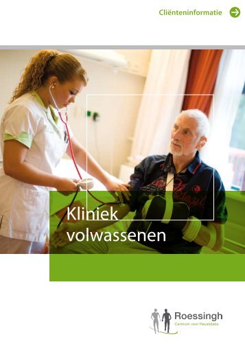 Klik hier voor de brochure Kliniek volwassenen - Het Roessingh