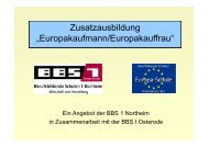 Europakaufmann/Europakauffrau - BBS 1 Northeim