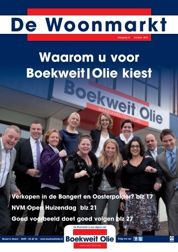 De Woonmarkt - Boekweit | Olie Makelaars/Taxateurs