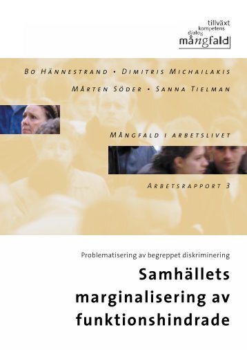 Rapport - Mångfald i arbetslivet