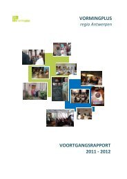 2011 - 2012 - Vormingplus Antwerpen