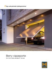 Hörmann Berry-vippeporte - Portspecialisten