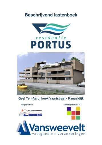 Beschrijvend lastenboek Geel Ten-Aard, hoek Vaartstraat - Kanaaldijk