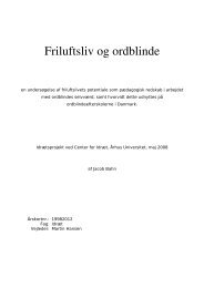 Friluftsliv og ordblinde - Udeskole.dk