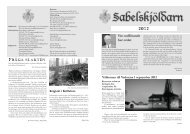 2012 [pdf] - Släktföreningen Sabelskjöld