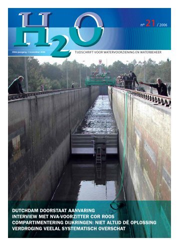 Vakblad H2O nummer 21 / november 2006 - H2O - Tijdschrift voor ...