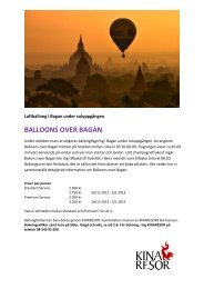 BALLOONS OVER BAGAN - Kinaresor