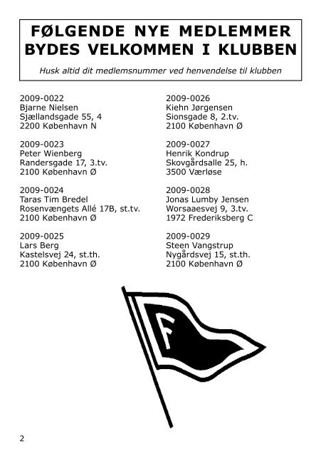 Nr. 5/2009 - Øresunds Sejlklub Frem